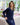 Bamboo Bliss Long Sleeve PJ Top in NAVY BLAZER. Feature shot
