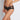Model wears Alessandra Bikini in BLACK. On body side view