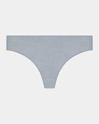 Au Naturel Thong in SLATE. Flat lay front view