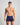 Bamboo Mens Trunk in PEACOAT. Feature shot