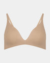 Bendon Essentials Wire Free Bra in LATTE. Flat lay front view