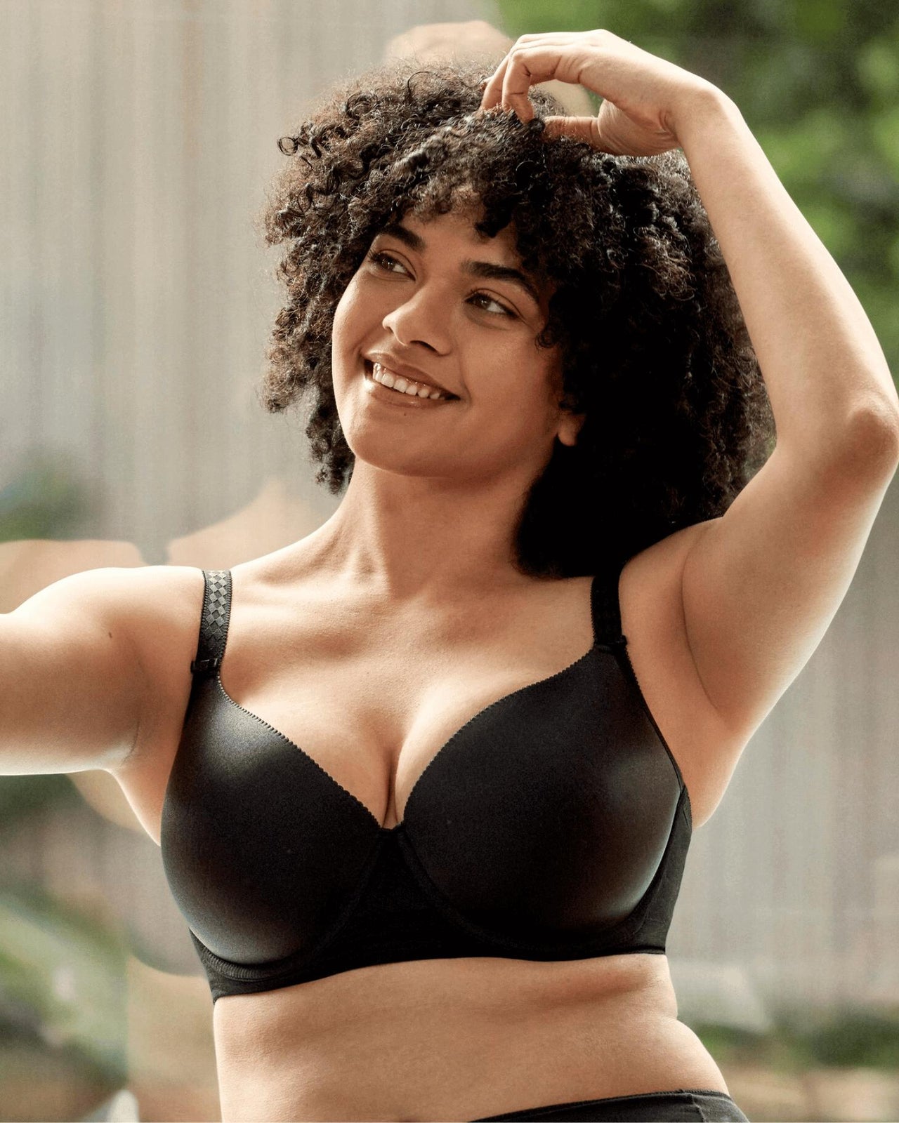 Bendon Body Contour Bra in BLACK. Feature shot
