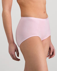 Model wears Body Cotton Full Brief in FESTIVAL BLOOM. On body side view