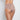 Model wears Seamless Full Brief in MOCHA. On body back view