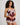 Model wears Sweet Indulgence Cami & Short Set in FIG/PALE LILAC. On body side view