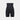 Medium Control High Waisted Shaper Short in BLACK. Flat lay front view
