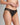Model wears Delightfully So Bikini in BLACK. On body side view