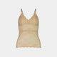 My Fit Lace Camisole in FRAPPE. Flat lay front view