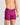 Model wears Bamboo Mens Trunk in MAGENTA PURPLE. On body side view