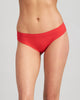 Model wears Seamless Bikini in BITTERSWEET. On body front view