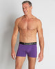 Everyday Essential Mens Trunk in PURPLE MAGIC. Feature shot