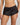 Model wears Lace Impact Short in BLACK. On body front view