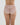 Model wears All Lacey Full Brief in LATTE. On body back view