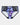 Wild Violet Full Brief in BLUE HYDRANGEA PRINT. Flat lay front view