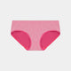 Simply Seamless Boyshort in SHOCKING PINK MARLE. Flat lay front view