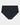 Au Naturel Full Brief in BLACK. Flat lay front view