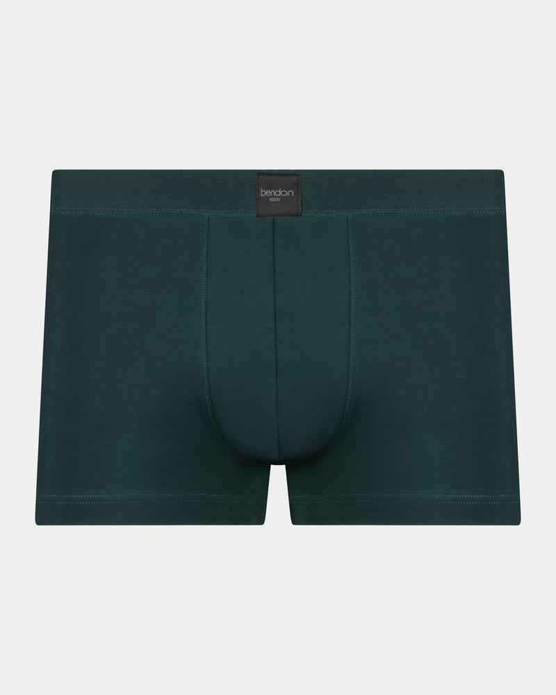 High Tech Cotton Mens Trunk in PONDEROSA PINE. Flat lay front view