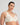 Model wears Classic Underwire Underwire Bra in IVORY. On body side view