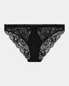 Delightfully So Bikini in BLACK. Flat lay front view