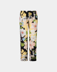 Mihika Sleeping Long PJ Pant in MID-SUMMER PRINT. Flat lay front view