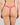 Model wears Heritage Bloom Thong in FANTASY FUCHSIA. On body back view