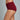 Model wears Body Cotton Full Brief Twin Pack in RHUBARB/LINEN. On body side view