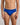 Model wears Bamboo Mens Brief in Surf The Web. On body front view