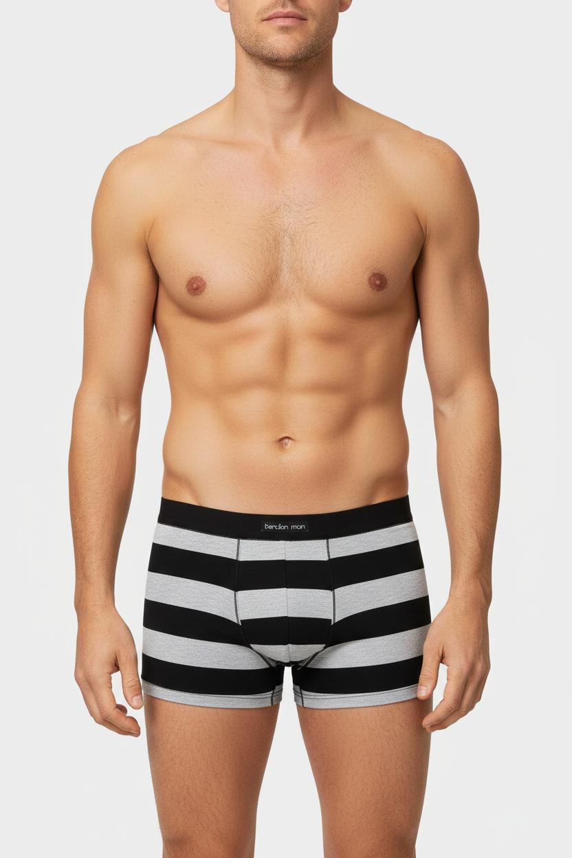 Rugby Stripe Mens Trunk