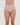 Model wears Cotton And Lace Full Brief in LATTE. On body front view