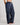 Model wears Holly Long PJ Pant in NAVY BLAZER. On body side view