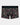 Retros Print Mens Trunk in PLUM MORRIS PRINT. Flat lay front view