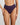 Model wears Body Cotton High Cut Brief in PURPLE VELVET. On body front view