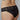 Model wears Captivate Me Bikini in BLACK. On body back view