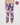 Model wears Mihika Sleeping Long PJ Pant in HONOLULU HAZE PRINT. On body front view