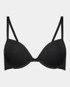 Body Basics Contour Bra in BLACK. Flat lay front view