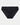 Lacey Bikini in BLACK. Flat lay front view