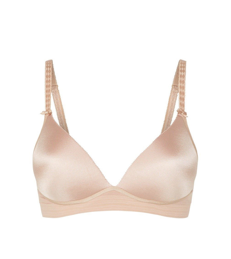 Bendon Body Wire Free Bra in LATTE. Flat lay front view