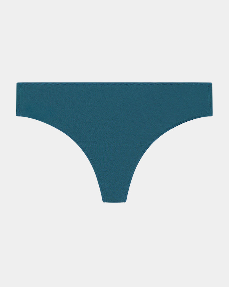 Au Naturel Thong in MEDITERRANEA. Flat lay front view
