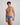 Cotton Stretch Mens Brief in SURF THE WEB STRIPE. Flat lay back view