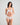 Alice Contour Bra in WHITE. Flat lay back view