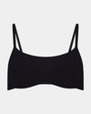 Extra-Ordinary Contour Bra in BLACK. Flat lay front view