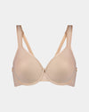 Perfect Lines Contour Bra in LATTE. Flat lay front view