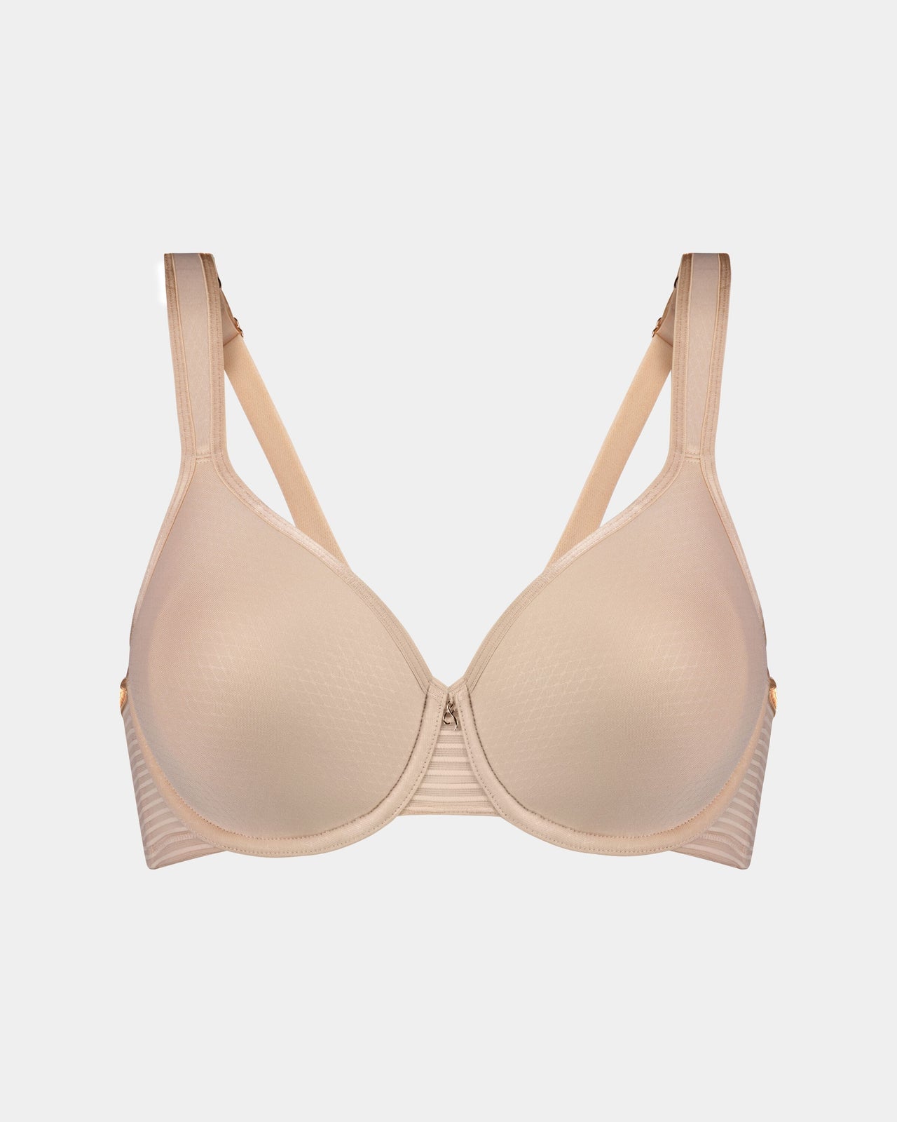 Perfect Lines Contour Bra in LATTE. Flat lay front view