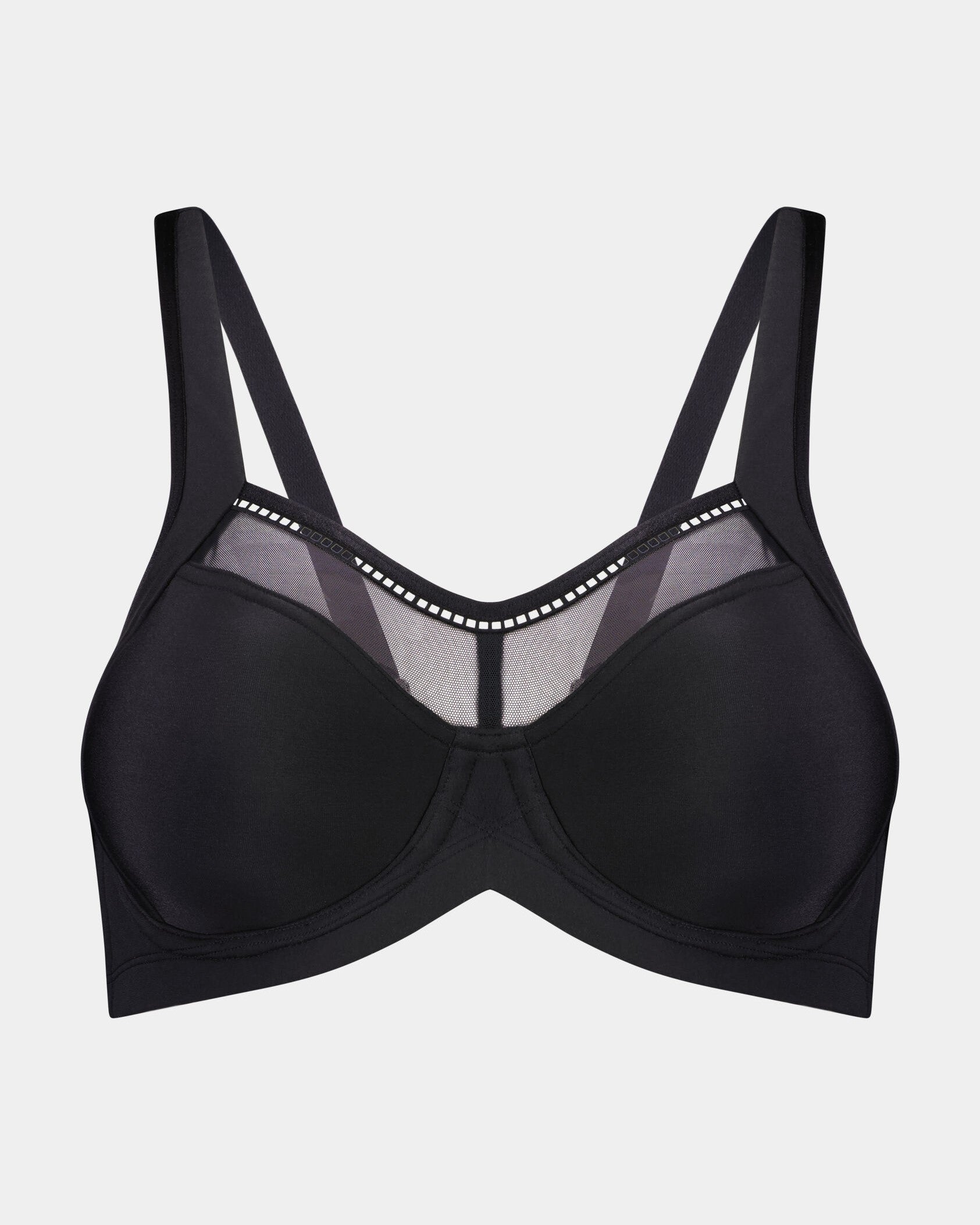 Bendon Extreme Out Sports Bra in Black/Silver